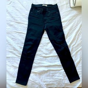 *Madewell* Black 10" High Riser Skinny Skinny - Size:27